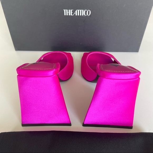 The Attico Devon Mule in Fuchsia - Picture 6 of 8